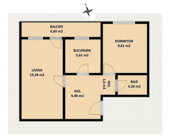 Apartament de vanzare 2 camere Siretului colt cu Calea Dumbravii Et 3 - 13