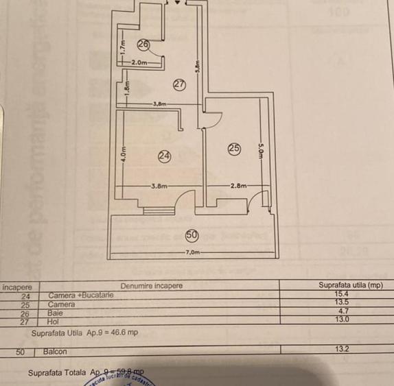 Apartament cu 2 camere și un balcon cât un hol de hotel