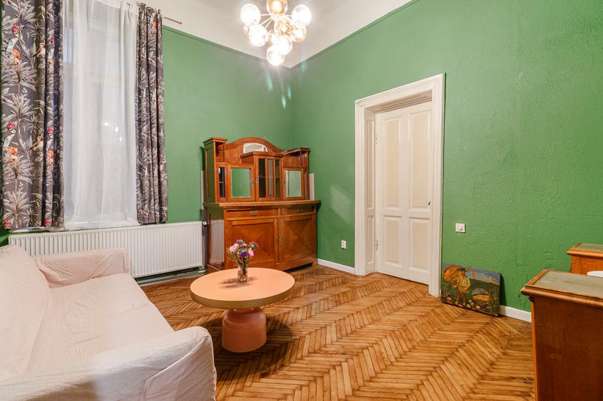 Apartament 3 camere, parter, 72 mp utili — zona Calea Victoriei