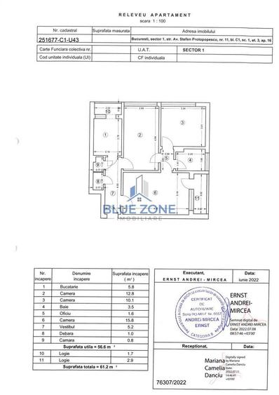 Apartament 3 camere I Floreasca I Situat lângă One si parc