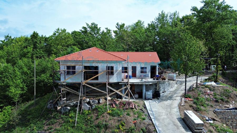 Casa noua cu teren 2,7 hectare in zona montana Apuseni, Bihor - 2