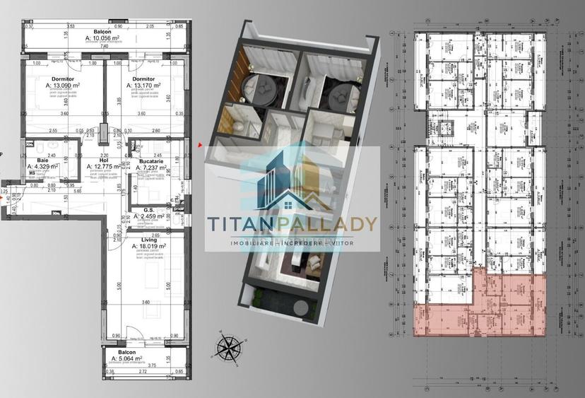 Apartament 3 Camere, Stil Boutique, Pallady – Nicolae Teclu