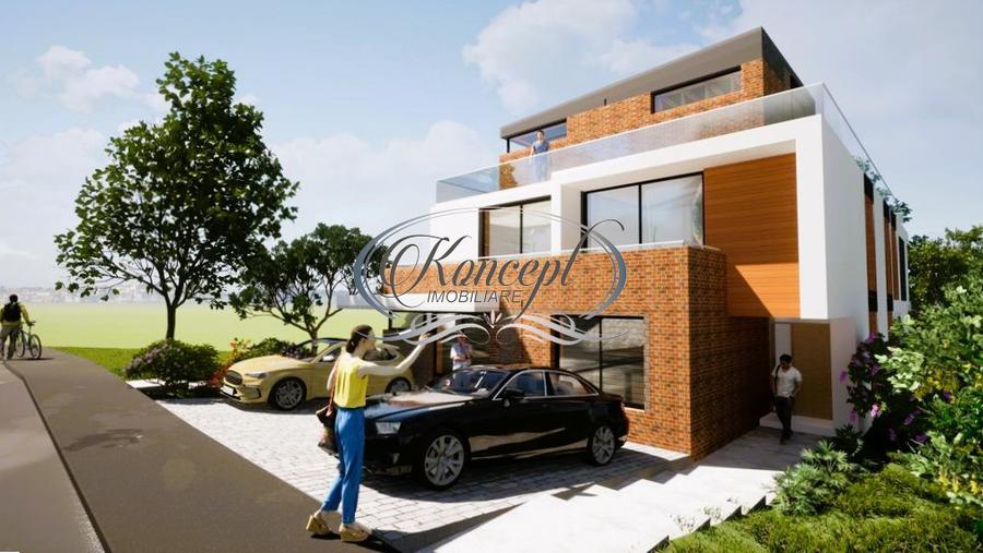 Duplex modern cu rooftop in Voronet