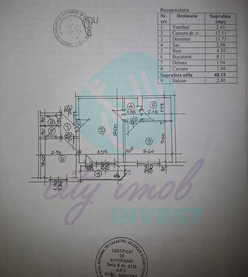 Apartament 2 camere | Calea Moșilor