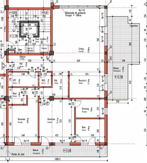 Penthouse spectaculos, 150 mp utili, terasă, zona Interservisan