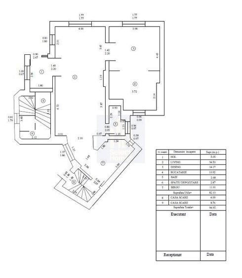 Casa 6 camere de inchiriat in zona *Berzei - Mircea Vulcanescu*