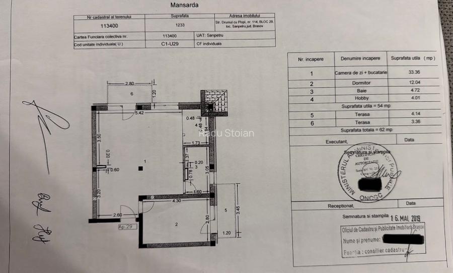 Proprietar, apartament 2 camere, loc parcare, Brasov, Sanpetru Subcetate - 12