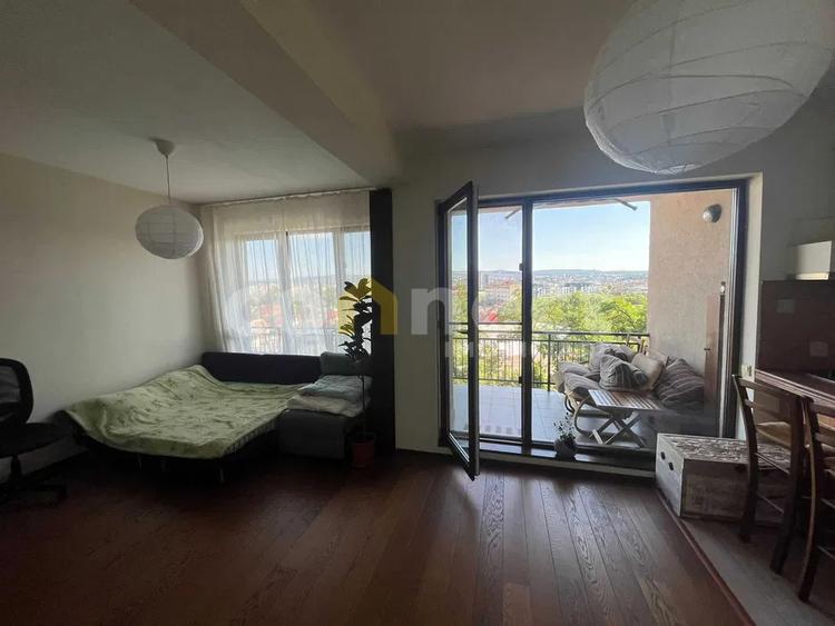 Apartament pentru închiriere | 2 camere, SU 60 mp, terasă 14 mp | Dâmbul Rotund