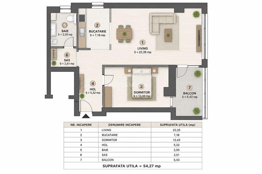 Apartament 2 camere in imobil nou-Zona Aradului Timisoara - 1