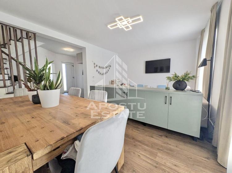 Duplex cu 4 camere si 2 bai complet mobilat si utilat in Giroc.