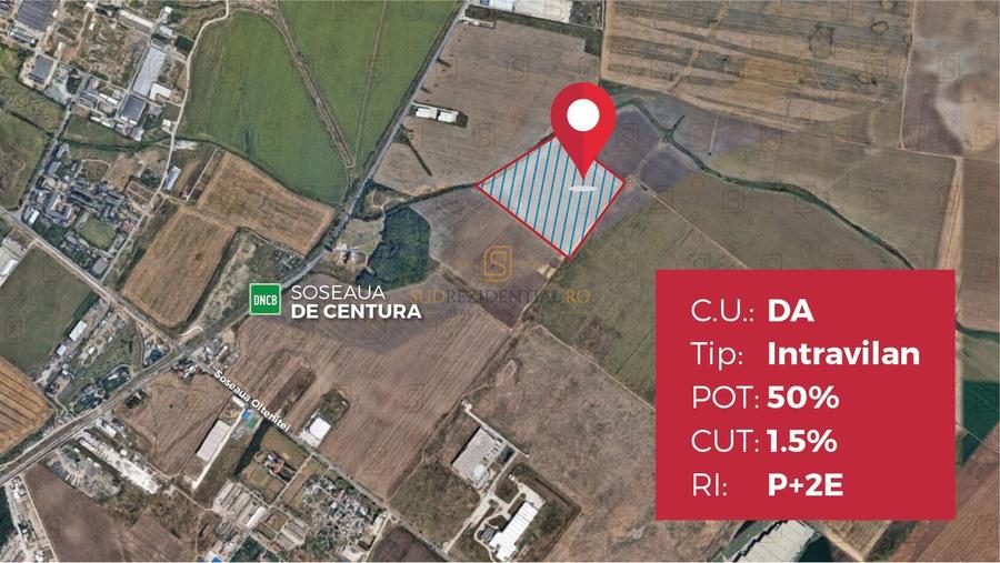 Teren 95000 mp, cu acces rapid la centura si A0 - langa Jumbo Berceni
