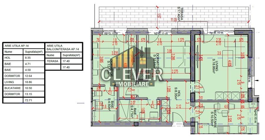 Apartament 3 camere decomandat Parcul Teilor, Promo Parcare, Comision 0%