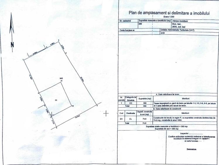 Teren Central Iași 380 mp cu Casă Demolabilă, Lângă Kaufland Alexandru, Investiție & Dezvoltare Imobiliară