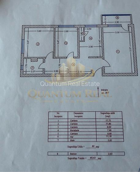 Apartament 3 camere-Obregia,Piata Straduintei,Bloc 1980 - 9