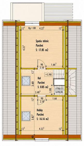Casa de vanzare in Feleacu, 500 mp teren, garaj, priveliste deosebita - 6