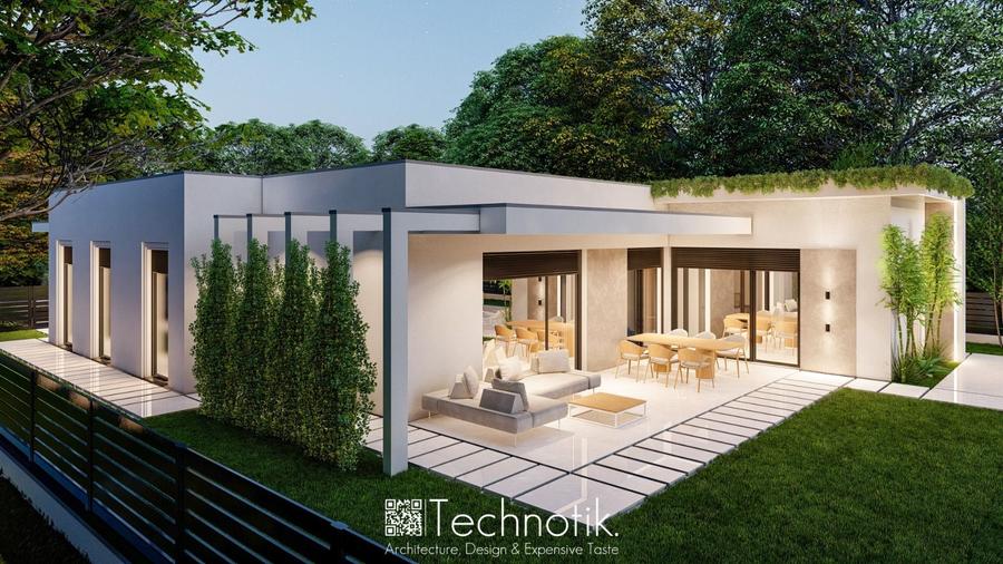 Arhitectura Moderna - Eleganta Pe un Singur Nivel - Luxury