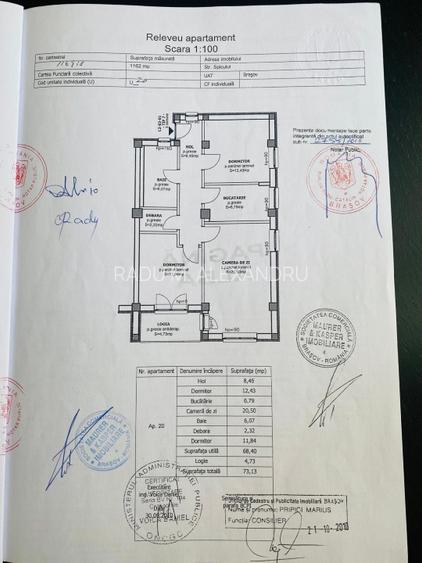Vand apartament 3 camere - 16