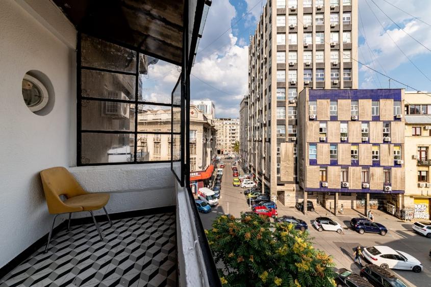 Str. Biserica Amzei 27 | 2 camere | 70 mp | Interbelic | 2 balcoane | SemRenovat - 5