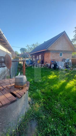 Casă lemn masiv, 50 mp,  teren și livadă, zona Telechia - 2
