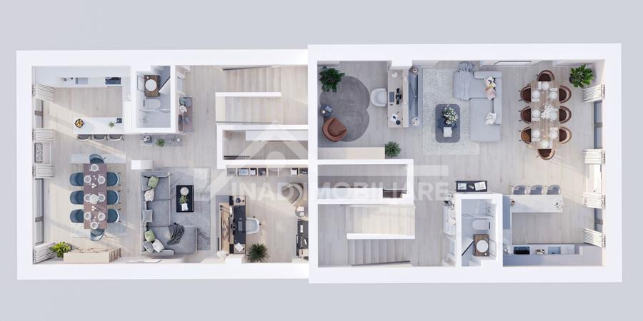 Duplex Premium, Andrei Mureșanu 141mp+garaj 30mp+terasa 38mp+teren 200mp