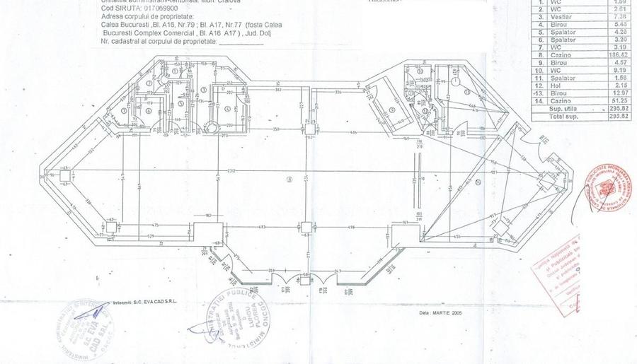SPAȚIU COMERCIAL DE VÂNZARE – CRAIOVA – CALEA BUCUREȘTI – 296 MP – ZONĂ CENTRALĂ - 15