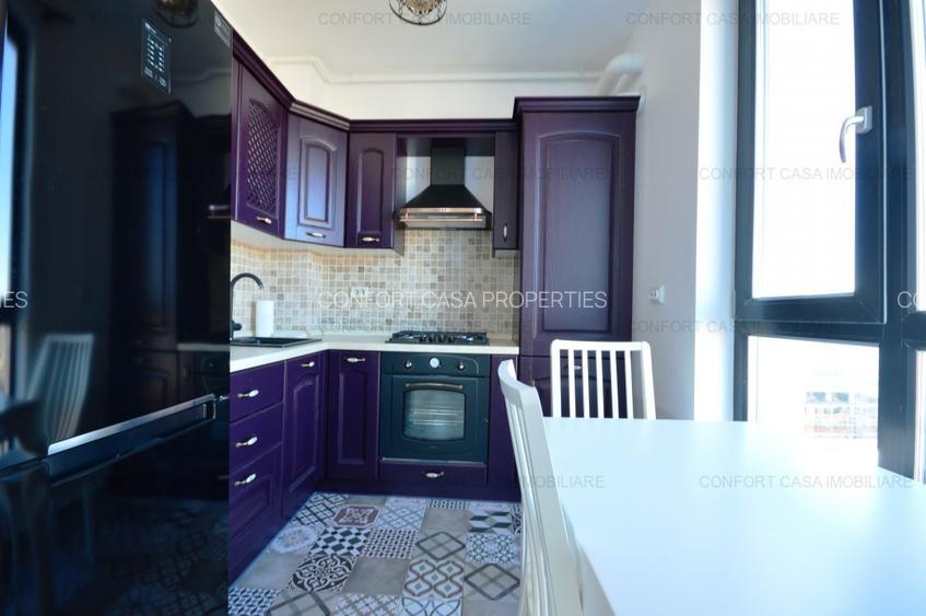 Pipera - Rond OMV, apartament 3 camere, mobilat modern, centrala proprie - 10