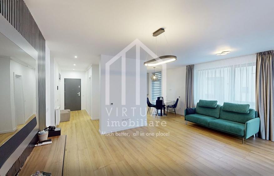 Apartament cu 3 camere, 83mp utili+balcoane, 2 bai, parcare, Selimbar