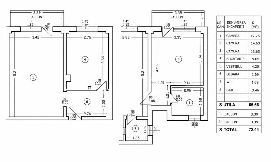 Apartament 3 camere decomandat, 72 mp, PARCARE, la intrarea in parc Tineretului! - 1