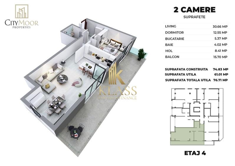 2 Camere Lux – Nemobilat, Ideal Birou Decebal Piata Alba Iulia Metrou Muncii