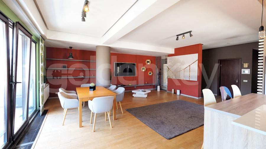 Penthouse generos cu 4 camere, 3 bai | terase 33mp | 227mpc