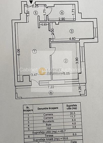 2 camere | Bd. Timisoara | Bloc 2023 | 50 mp utili - 1