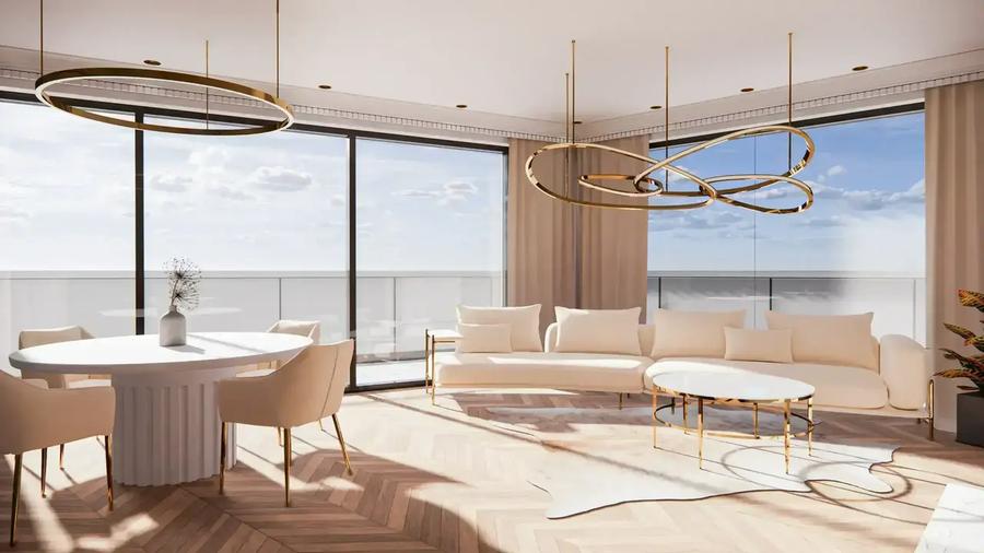 Penthouse 3 camere Imobil Finalizat Terase 88mp Comision 0 Finisaj Lux