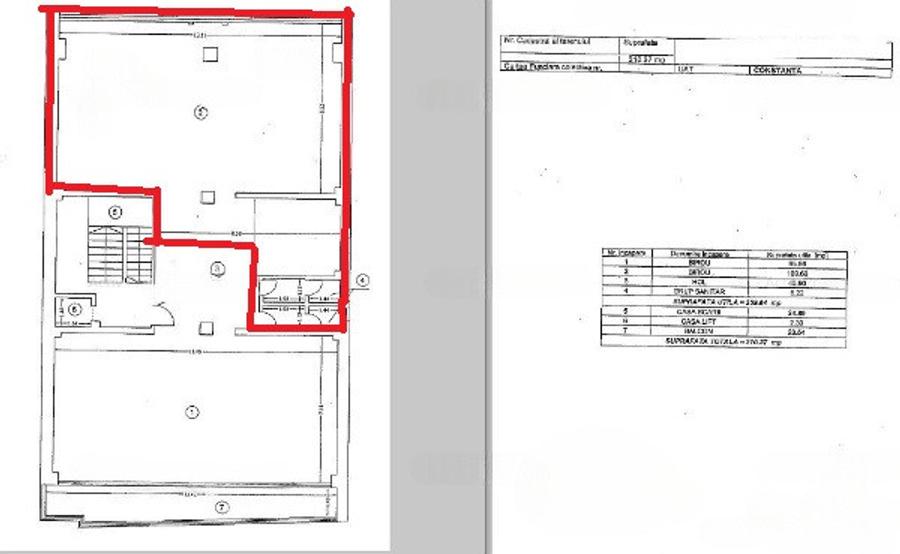 Delfinariu-bd. Mamaia, spatiu birouri, 120 mp., openspace