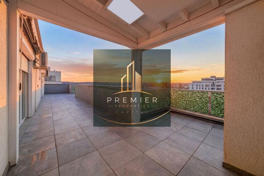 Penthouse cu terasă panoramică de 53 mp, garaj subteran – Sector 1,  an 2020