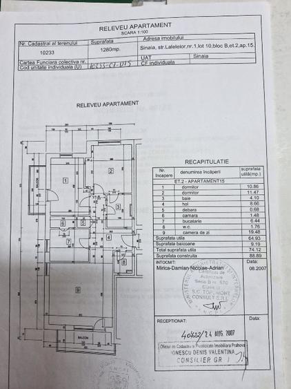 Apartament 3 camere Sinaia