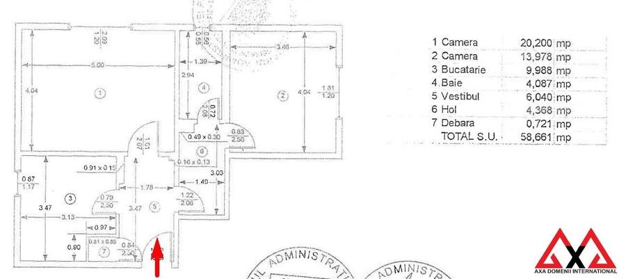 Apartament 2 camere 13 Septembrie - Prosper - centrala termica