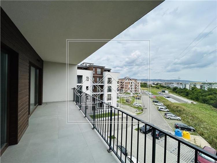 Apartament 3 camere, terasa mare, bloc nou, incalz pardoseala