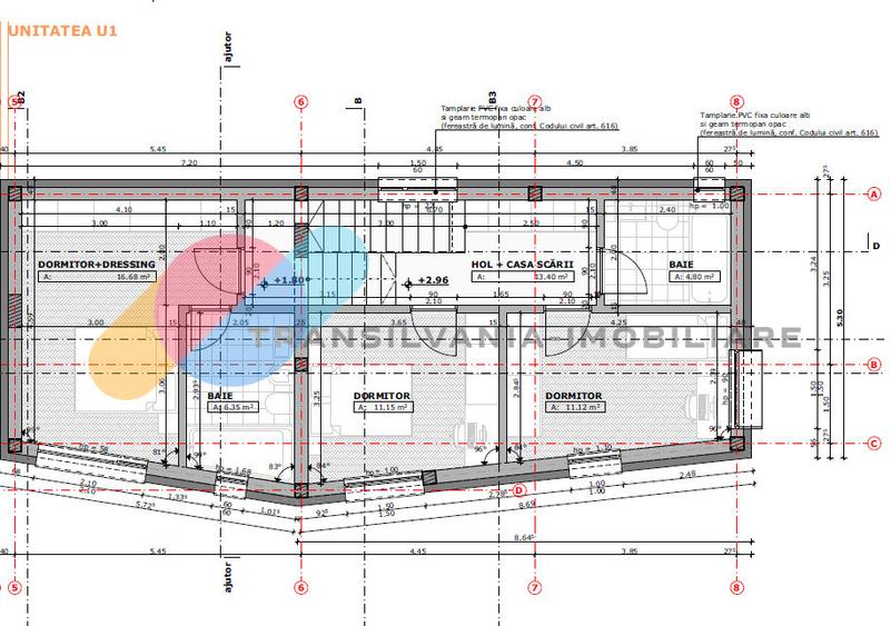 Casă cuplată modernă, 160 mp utili, semifinisată, curte amenajată