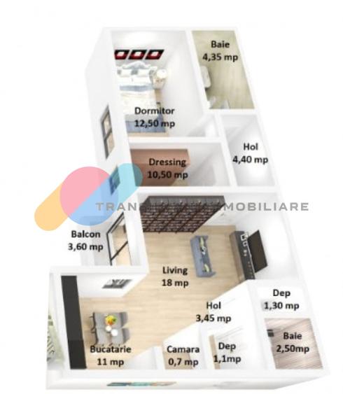 Apartament 3 camere, 70 mp, zona IRA