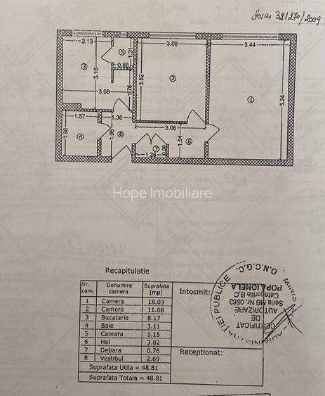 Drumul Gazarului-Aleea Dolina-apartament 2 camere - 8