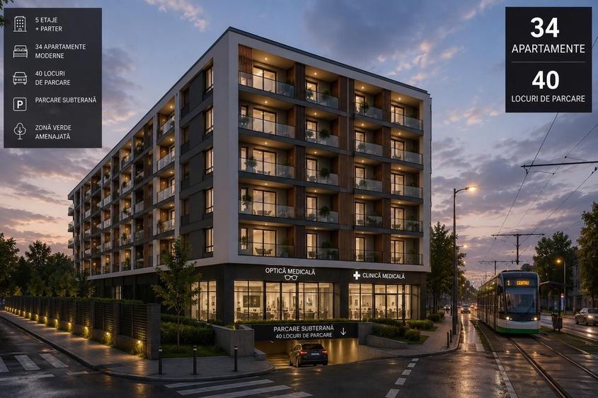 Teren SAD + 34 Apartamente - Liviu Rebreanu - 900.000 euro