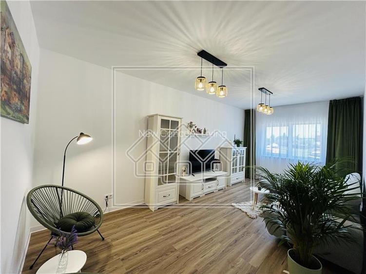 Apartament spatios, 3 camere - mobilat modern - Selimbar - 3