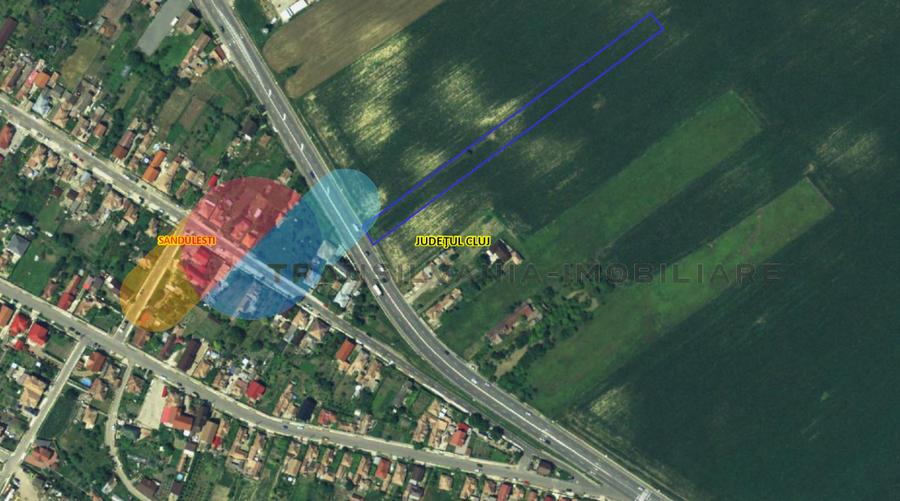 Teren intravilan la ieșire din Turda spre Cluj