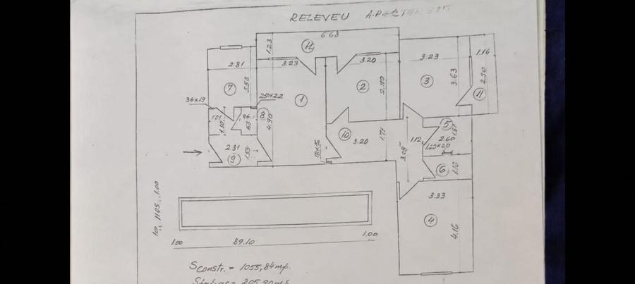 Ap 4 camere 90mp etaj 4/4, Bloc tip F, langa Parc Dr Taberei
