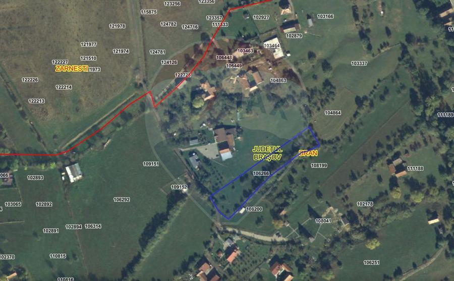 Teren intravilan 4600mp | Bran | Viziune de Viitor