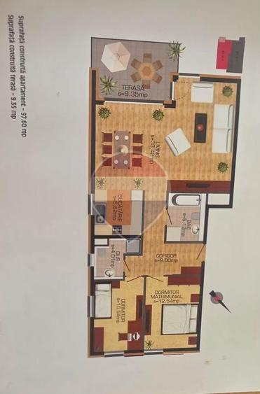 Apartament 3 camere de vanzare 90 mp Cartierul German Chitila Faza I