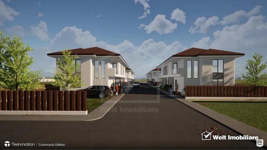 Duplex 4 camere Floresti, strada linistita