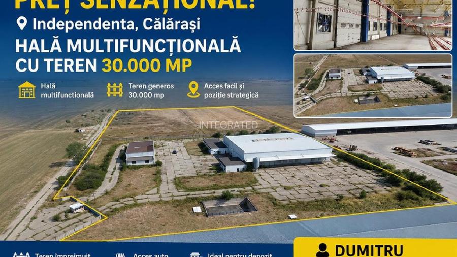 Independenta, Calarasi - Hala multifunctionala cu teren 30.000 mp