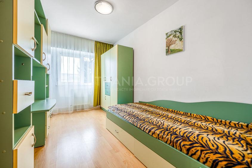 Apartament 4 camere, 109mp, mobilat, bloc 1992, stare impecabila, comision 0