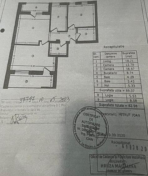 Ferdinand-Mihai Bravu -apartament 3 camere-83 mp-bloc 2021